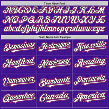 Load image into Gallery viewer, Custom Purple Pink-Black Mesh Authentic Throwback Baseball Jersey

