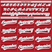 Загрузить изображение в средство просмотра галереи, Custom Red White-Gray Authentic Baseball Jersey
