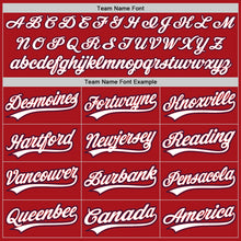 Charger l'image dans la galerie, Custom Red White-Navy Authentic Baseball Jersey
