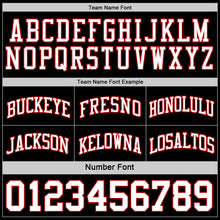 Charger l&#39;image dans la galerie, Custom Reversible Black White-Red Double Side Basketball Jersey
