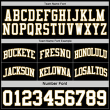 Charger l&#39;image dans la galerie, Custom Reversible Black White-Old Gold Double Side Basketball Jersey
