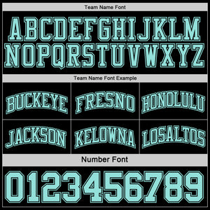 Custom Reversible Black Ice Blue Double Side Basketball Jersey