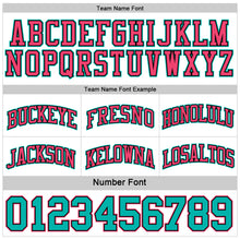 Charger l&#39;image dans la galerie, Custom Reversible Black Neon Pink-Aqua Double Side Basketball Jersey
