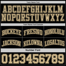 Charger l&#39;image dans la galerie, Custom Reversible Black Vegas Gold Double Side Basketball Jersey
