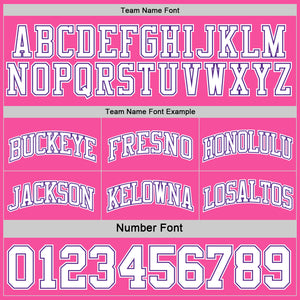 Custom Purple Pink-White Reversible Double Side Basketball Jersey