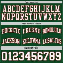 Load image into Gallery viewer, Custom Reversible Green White-Red Double Side Basketball Jersey
