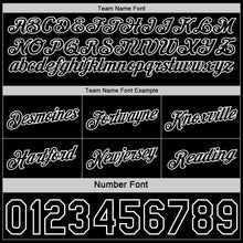 Load image into Gallery viewer, Custom Reversible Black White Double Side Star Sublimation Basketball Suit Jersey
