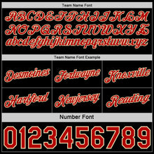 Charger l'image dans la galerie, Custom Reversible Black Red-Cream Double Side Star Sublimation Basketball Suit Jersey
