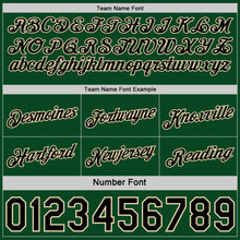 Laden Sie das Bild in den Galerie-Viewer, Custom Reversible Black Cream-Green Double Side Star Sublimation Basketball Suit Jersey
