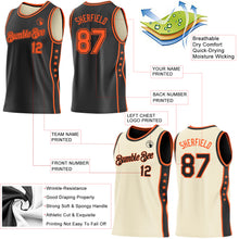 Charger l'image dans la galerie, Custom Reversible Black Orange Double Side Star Sublimation Basketball Suit Jersey
