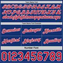 Load image into Gallery viewer, Custom Reversible Royal Red-White Double Side Star Sublimation Basketball Suit Jersey
