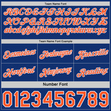 Load image into Gallery viewer, Custom Reversible Royal Orange-White Double Side Star Sublimation Basketball Suit Jersey
