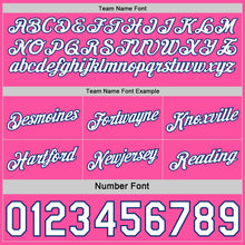 Charger l'image dans la galerie, Custom Reversible Royal White-Pink Double Side Star Sublimation Basketball Suit Jersey

