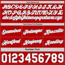 Load image into Gallery viewer, Custom Reversible Red White-Gray Double Side Star Sublimation Basketball Suit Jersey
