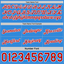 Laden Sie das Bild in den Galerie-Viewer, Custom Reversible Red White-Powder Blue Double Side Star Sublimation Basketball Suit Jersey
