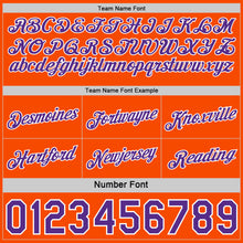 Load image into Gallery viewer, Custom Reversible Purple Orange-White Double Side Star Sublimation Basketball Suit Jersey
