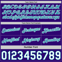 Laden Sie das Bild in den Galerie-Viewer, Custom Reversible Purple White-Teal Double Side Star Sublimation Basketball Suit Jersey
