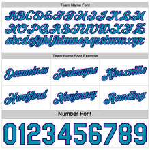 Load image into Gallery viewer, Custom Reversible Teal White-Purple Double Side Star Sublimation Basketball Suit Jersey
