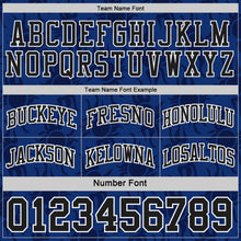 Load image into Gallery viewer, Custom Black Royal-White Side Panel Stripe Sun Flame Reversible Double Side Sublimation Basketball Set Jersey
