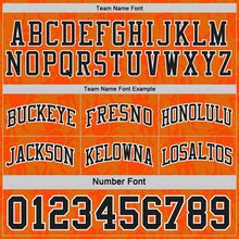 Charger l'image dans la galerie, Custom Black Bay Orange-White Side Panel Stripe Sun Flame Reversible Double Side Sublimation Basketball Set Jersey
