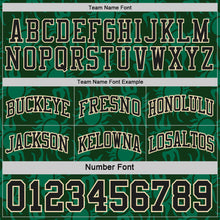 Laden Sie das Bild in den Galerie-Viewer, Custom Black Cream-Green Side Panel Stripe Sun Flame Reversible Double Side Sublimation Basketball Set Jersey
