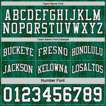 Laden Sie das Bild in den Galerie-Viewer, Custom Black White-Kelly Green Side Panel Stripe Sun Flame Reversible Double Side Sublimation Basketball Set Jersey
