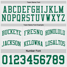 Charger l'image dans la galerie, Custom Kelly Green-White Side Panel Geometric Chevron Reversible Double Side Sublimation Basketball Set Jersey
