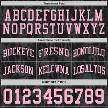 Load image into Gallery viewer, Custom Black-Light Pink Side Panel Stripe Sun Flame Reversible Double Side Sublimation Basketball Set Jersey
