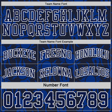 Charger l'image dans la galerie, Custom Navy-White Side Panel Stripe Sun Flame Reversible Double Side Sublimation Basketball Set Jersey
