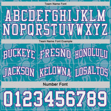 Laden Sie das Bild in den Galerie-Viewer, Custom Purple White-Teal Side Panel Stripe Sun Flame Reversible Double Side Sublimation Basketball Set Jersey
