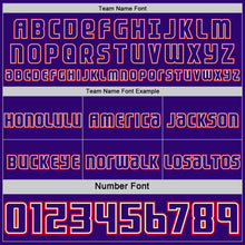 Charger l'image dans la galerie, Custom Cream Purple-Red Side Panel Stripe Geometric V-Cut Color Block Reversible Double Side Sublimation Basketball Set Jersey
