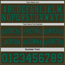 Charger l'image dans la galerie, Custom Black(Olive)-Kelly Green Camo Side Panel Stripe Reversible Double Side Sublimation Basketball Set Jersey
