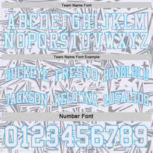 Charger l'image dans la galerie, Custom Black Sky Blue-White Side Panel Stripe Stars Geometric Shatter Starburst Reversible Double Side Sublimation Basketball Set Jersey

