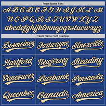 Charger l&#39;image dans la galerie, Custom Royal Black-Cream Authentic Throwback Baseball Jersey
