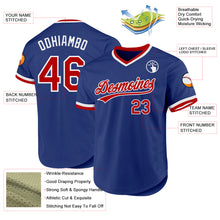 Charger l&#39;image dans la galerie, Custom Royal Red-White Authentic Throwback Baseball Jersey
