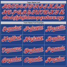 Charger l&#39;image dans la galerie, Custom Royal Red-White Mesh Authentic Throwback Baseball Jersey
