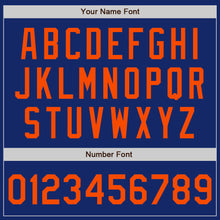 Laden Sie das Bild in den Galerie-Viewer, Custom Royal Orange Authentic Baseball Jersey
