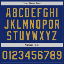 Laden Sie das Bild in den Galerie-Viewer, Custom Royal Old Gold Authentic Baseball Jersey
