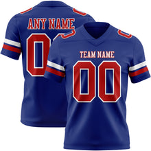 Laden Sie das Bild in den Galerie-Viewer, Custom Royal Red-White Authentic Football Jersey
