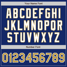 Load image into Gallery viewer, Custom Royal Old Gold-White Authentic Baseball Jersey

