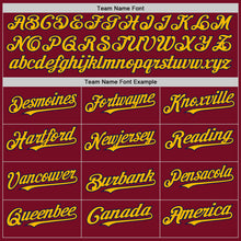 Load image into Gallery viewer, Custom Crimson Navy-Gold Authentic Sleeveless Baseball Jersey
