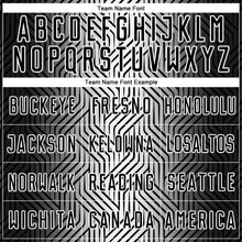 Laden Sie das Bild in den Galerie-Viewer, Custom Black White Lines Sublimation Soccer Uniform Jersey
