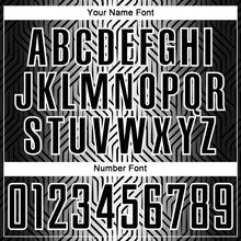 Laden Sie das Bild in den Galerie-Viewer, Custom Black White Lines Sublimation Soccer Uniform Jersey
