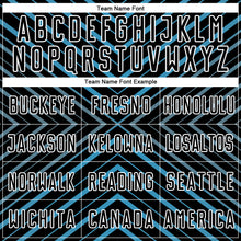 Load image into Gallery viewer, Custom Black Panther Blue-White Stripes Sublimation Soccer Uniform Jersey
