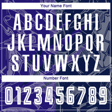 Загрузить изображение в средство просмотра галереи, Custom Graffiti Pattern Dark Purple-Navy Scratch Sublimation Soccer Uniform Jersey
