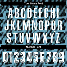 Laden Sie das Bild in den Galerie-Viewer, Custom Black White-Shadow Blue Line Sublimation Soccer Uniform Jersey
