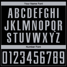 Загрузить изображение в средство просмотра галереи, Custom Black Gray Sublimation Soccer Uniform Jersey
