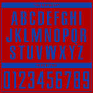 Custom Red Thunder Blue Sublimation Soccer Uniform Jersey