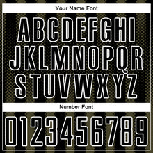 Laden Sie das Bild in den Galerie-Viewer, Custom Black Olive-White Geometric Shape Sublimation Soccer Uniform Jersey
