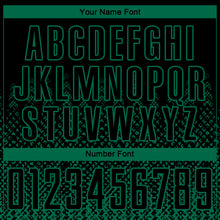 Загрузить изображение в средство просмотра галереи, Custom Black Kelly Green Geometric Shape Sublimation Soccer Uniform Jersey
